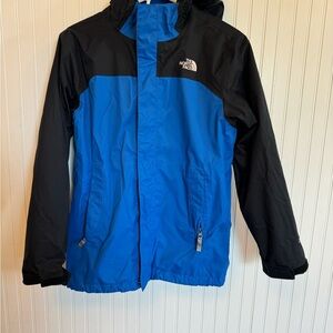The North Face Dryvent Triclimate 3-in-1 Boys Jacket, Large (14/16), Blue/Black